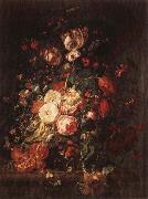 RUYSCH, Rachel Flowers and Fruit oil painting artist